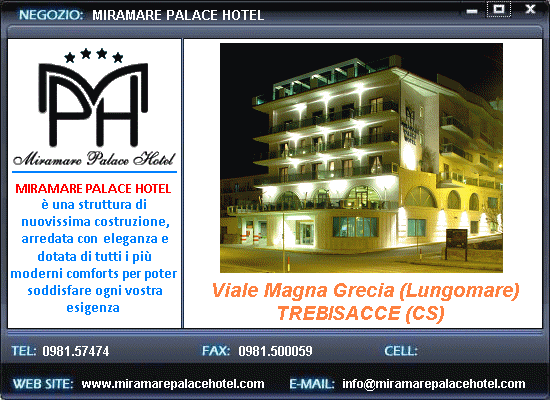 Miramare Palace Hotel - Trebisacce (CS) - Ristorante San Francesco